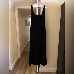 BHLDN Discontinued Best Seller Adena Crepe Dress (Size 12) Black